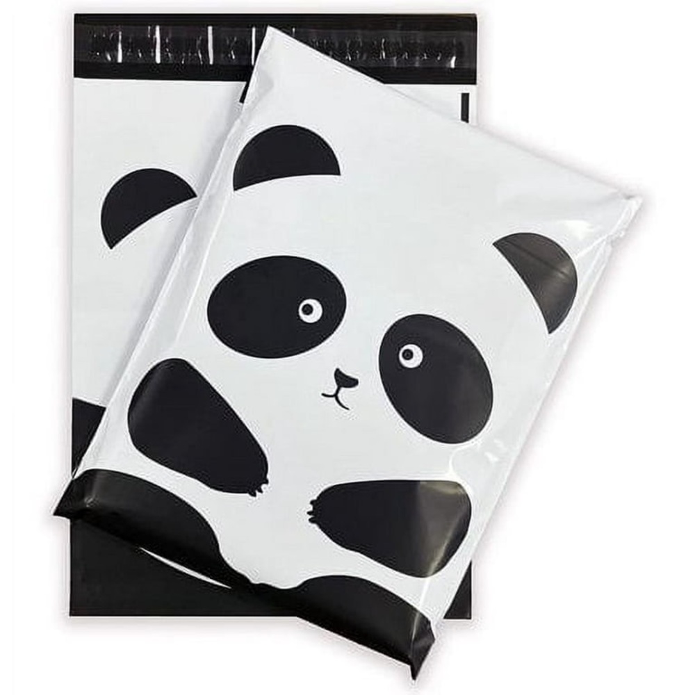 Poly Mailers Panda Print Mailing Envelope Bag-Self-sealing 25pcs 10"x13"
